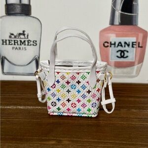 Stylish Multicolor Labubu Mini Tote Bag